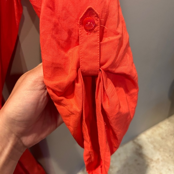 Women’s BCX Dress Size XL Belt & Button Front - Picture 5 of 11